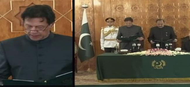 Imran Khan takes oath as 22nd Pakistani PM